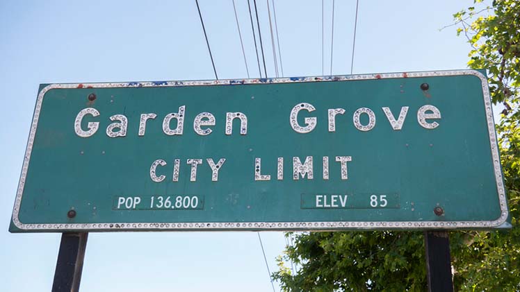 Dangerous intersections in Garden Grove, California